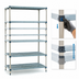 Thumbnail image #3 for MetroMax Q 42 in. W x 24 in. D x 74 in. H 5-Shelf Starter Polymer Shelving Unit with Microban