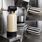 Thumbnail image #3 for Antunes WSS-1019-H-9710152 Hot Water Point-of-Use Softener System, 15,000-Grain Capacity, 3.75 GPM Max Flow, 120V 1-Phase