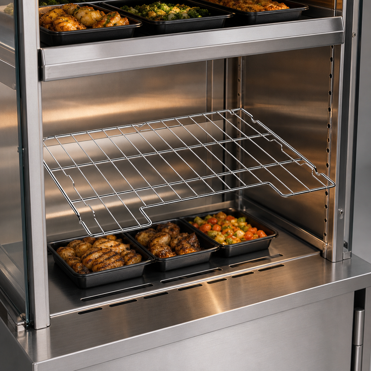 Product image #3 for Vulcan Additional Grab n Go Rack Wire Shelf with Cutout Design