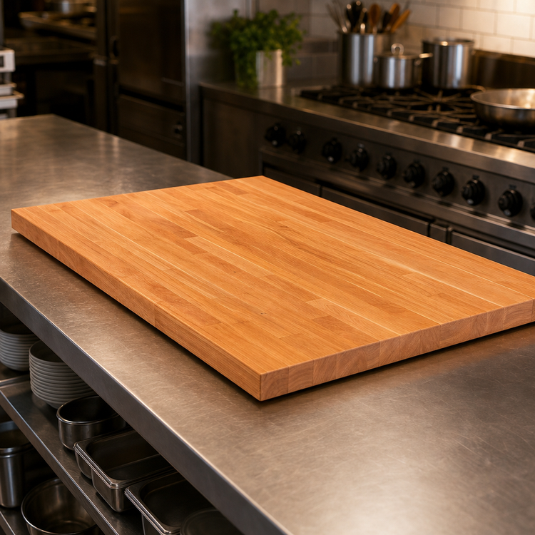 Product image #3 for Boos Block 60" x 27" Edge Grain American Cherry Kitchen Countertop with Penetrating Oil Finish