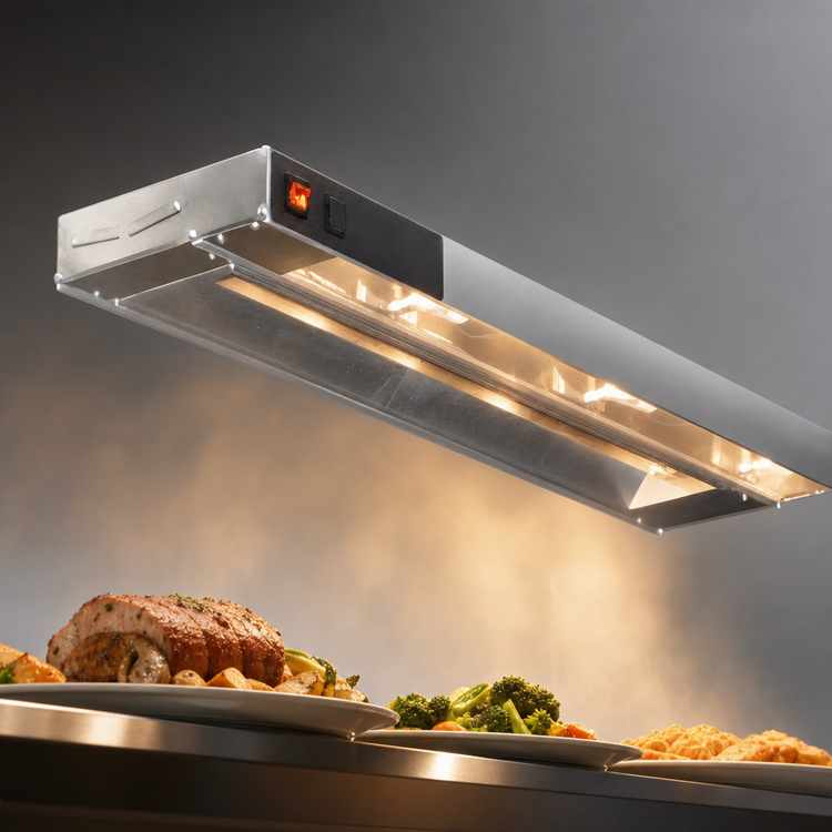Product image #3 for Eagle RedHots 54-Inch High-Watt Lighted Strip Heat Lamp with Remote, Single Rod, 240V