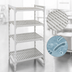 Thumbnail image #4 for Cambro Camshelving Premium 84-Inch High Stationary Starter Polymer Shelving Unit, 18 x 36 Inches, 4 Vented Shelves