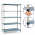 Thumbnail image #3 for MetroMax Q 5-Shelf Starter Polymer/Wire Shelving Unit, 72W x 18D x 74H