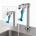 Thumbnail image #3 for equip 8-Inch Deck Mount Pedestal Push-Back Glass Filler with 1/2-Inch NPT Male Inlet