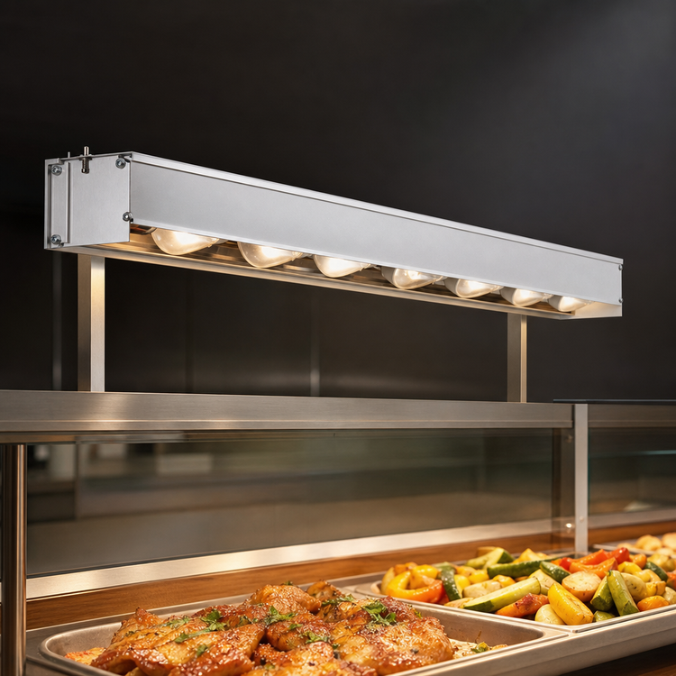 Product image #3 for Hatco Glo-Rite 24-Inch Strip Type Food Heat Lamp with Aluminum Housing and Toggle Switch