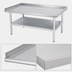 Thumbnail image #3 for Sapphire Manufacturing 24 in. x 30 in. 16-Gauge Stainless Steel Equipment Stand with Adjustable Galvanized Undershelf