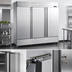 Thumbnail image #3 for Maxx Cold V-Series Three-Section Solid Door Reach-In Refrigerator, 65 Cu. Ft., Bottom-Mount
