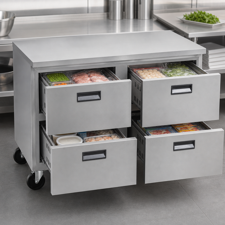 Product image #3 for Traulsen Centerline 48-Inch Compact Undercounter Freezer with 4 Drawers