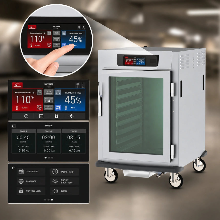 6.8-Inch Touch-Screen Controls