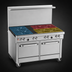 Thumbnail image #3 for Southbend Ultimate 48-Inch Gas Restaurant Range with 7 Open Burners, Convection Oven and Cabinet Base