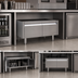 Thumbnail image #3 for Glastender ACB-28 Underbar Add-On Cabinet Base with 2 Hinged Doors, 28 Inch Wide