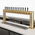 Thumbnail image #3 for Pass-Thru Countertop Air-Cooled 12-Faucet Draft Beer Tower with PVD Brass Finish