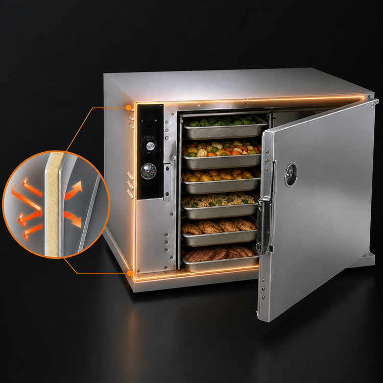 Product image #3 for Cres Cor Insulated Undercounter Heated Holding Cabinet, 10-Full-Size-Pan Capacity, 120V