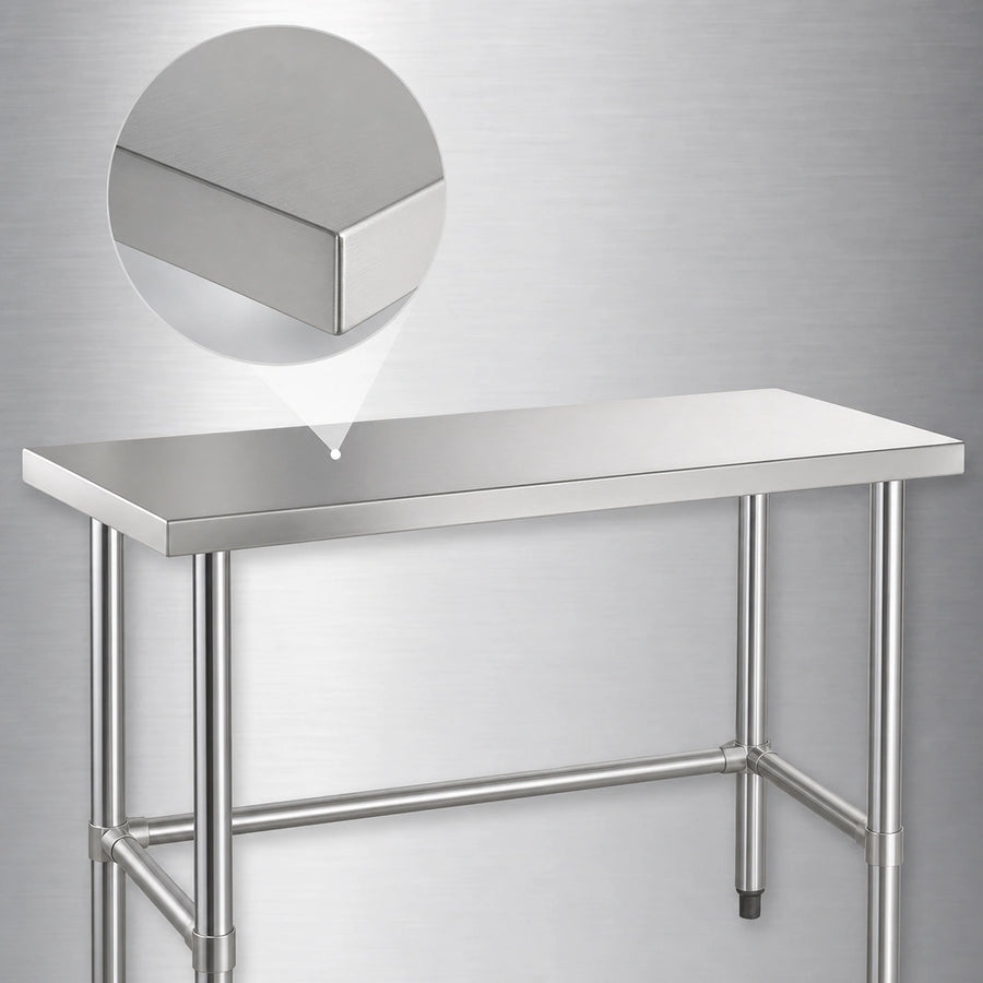 18-Gauge 304 Stainless Steel Top