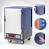 Thumbnail image #3 for Metro C5 3 Series Low-Watt Half-Height Mobile Heated Holding Cabinet, Blue Insulation Armour, 17-Pan Capacity
