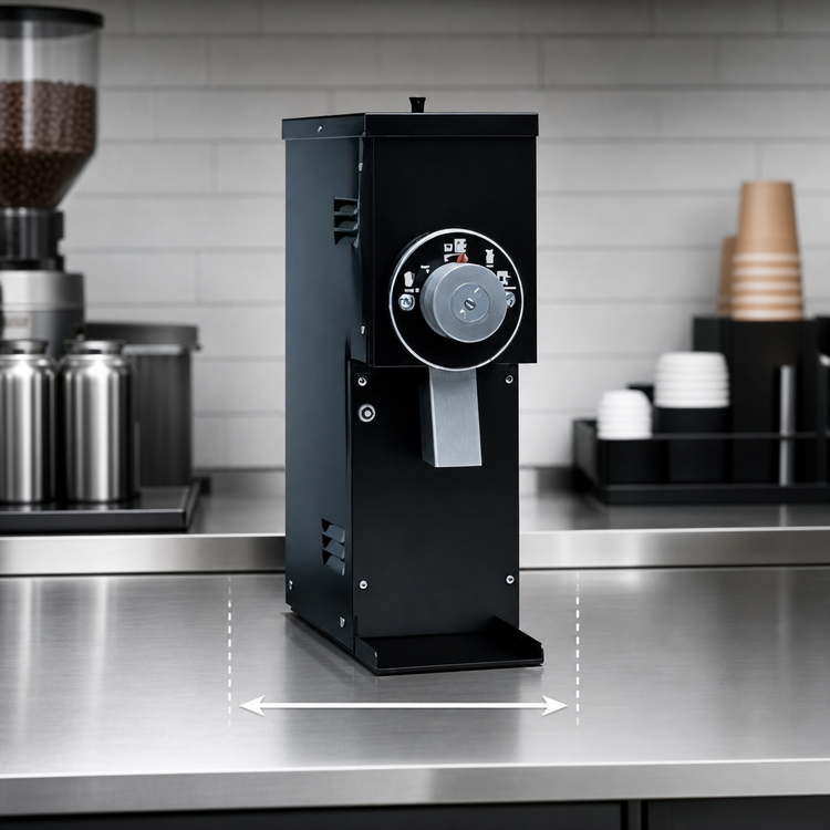Product image #3 for Grindmaster 800 Series Space Saver Retail Coffee Grinder with 1.5 lb Hopper