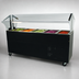 Thumbnail image #3 for 77-3/4 Inch Wide Mobile 5-Pan Serving Counter with Mechanically Assisted Cold Pan and Double-Sided Sneeze Guard