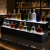 Thumbnail image #4 for Krowne Royal Series 60-Inch 2-Tier Lighted Countertop Liquor Display, Right-Side Cord, 30-Bottle Capacity