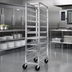 Thumbnail image #3 for Channel Manufacturing Stainless Steel End-Load Platter Rack Cart, 11-Platter Capacity