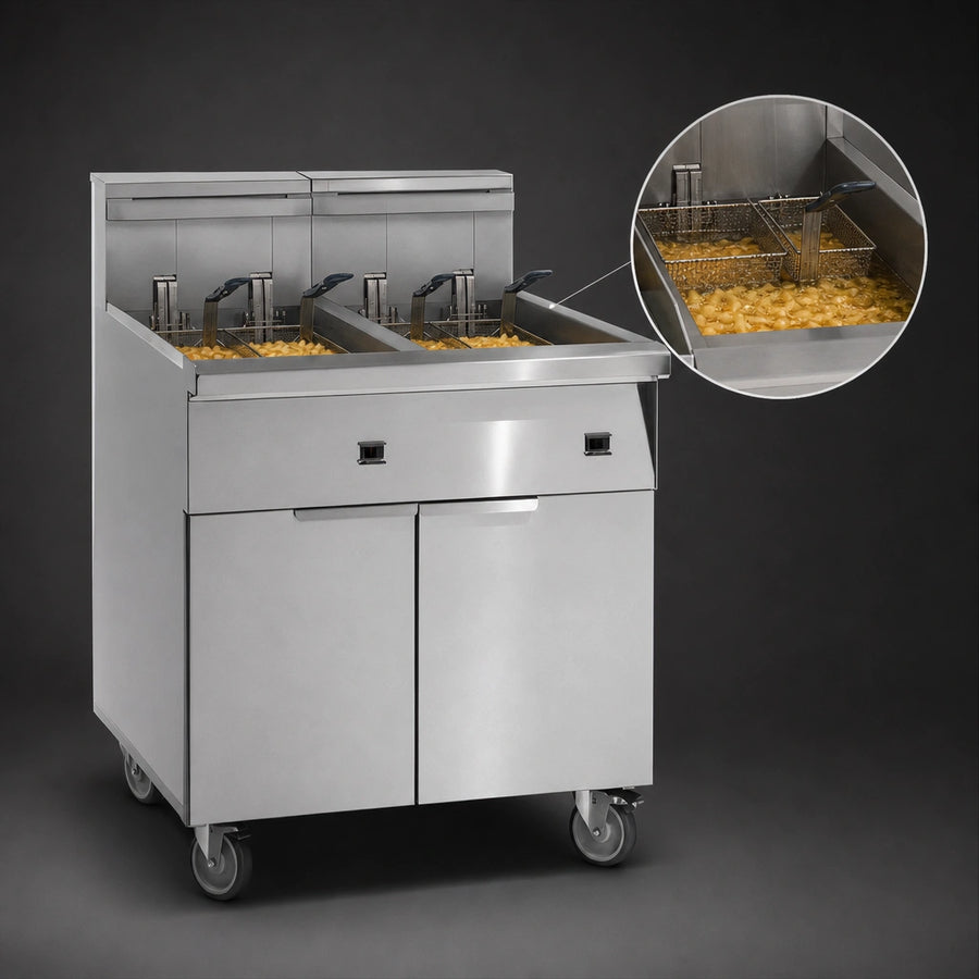 Two 75 lb. Fry Tanks