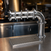Thumbnail image #4 for Glastender Countertop Pipe Cantilever Draft Dispensing Tower with 4 Stainless Steel Faucets, Air-Cooled