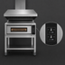 Thumbnail image #4 for Moretti Forni iDeck iD 72/72 Single Deck Electric Pizza Oven with Stand and Hood
