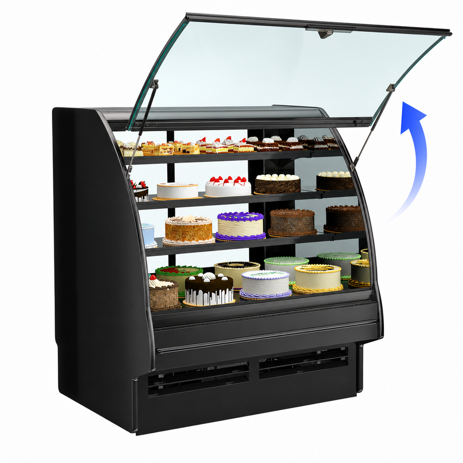 Curved Lift-Up Front Glass