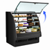 Thumbnail image #3 for Structural Concepts Fusion Curved Glass Refrigerated Full Service Display Case with Lift-Up Front Glass, 75-3/8