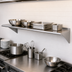 Thumbnail image #3 for 72-Inch x 18-Inch Wall-Mounted Stainless Steel Shelf