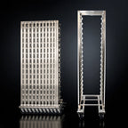 Thumbnail image #3 for Channel Manufacturing LPNS-11 Nesting Aluminum Steam Table Pan Rack, 11-Pan, End Load, 5-Inch Spacing