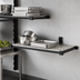 Thumbnail image #3 for Cambro Camshelving Elevation 18 x 30 Inch Wall-Mounted Add-On Shelf Kit, Vented, Brushed Graphite