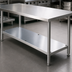 Thumbnail image #3 for 18-Gauge Stainless Steel Undershelf for Commercial Work Tables, 115 x 31 Inches