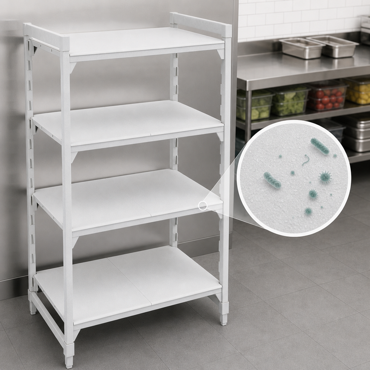 Product image #4 for Cambro Camshelving Premium 4-Shelf Solid Stationary Starter Unit, 18 x 72 x 64 Inches