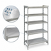 Thumbnail image #4 for Cambro Camshelving Premium 5-Shelf Solid Stationary Starter Unit, 21 x 30 x 84 Inches, Speckled Gray