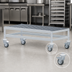 Thumbnail image #3 for Fermostock Mobile Aluminum Dunnage Rack with 5-Inch Casters, 47 x 18 x 17 Inches, 800 lb Per Shelf