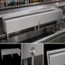 Thumbnail image #3 for Glastender 36-Inch Double Speed Rail Locking Cover, Stainless Steel