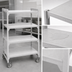 Thumbnail image #4 for Cambro Camshelving Premium 4-Tier Solid High Density Mobile Starter Unit, 21 x 42 x 75-1/4 Inches, Speckled Gray