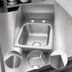 Thumbnail image #3 for BK Resources Deep Drawn Single-Compartment Drop-In Sink with 3-Sided Riser