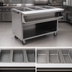 Thumbnail image #3 for Spec-Master 48-Inch Electric Sealed Well Hot Food Table, Open Front, 3 Wells, Mobile, 208V