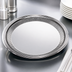 Thumbnail image #3 for Esquire 14-Inch Round Fluted Mirror Finish Stainless Steel Serving Tray