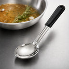 Thumbnail image #3 for Heavy-Duty 15-Inch Solid Stainless Steel Basting Spoon with Bakelite Handle