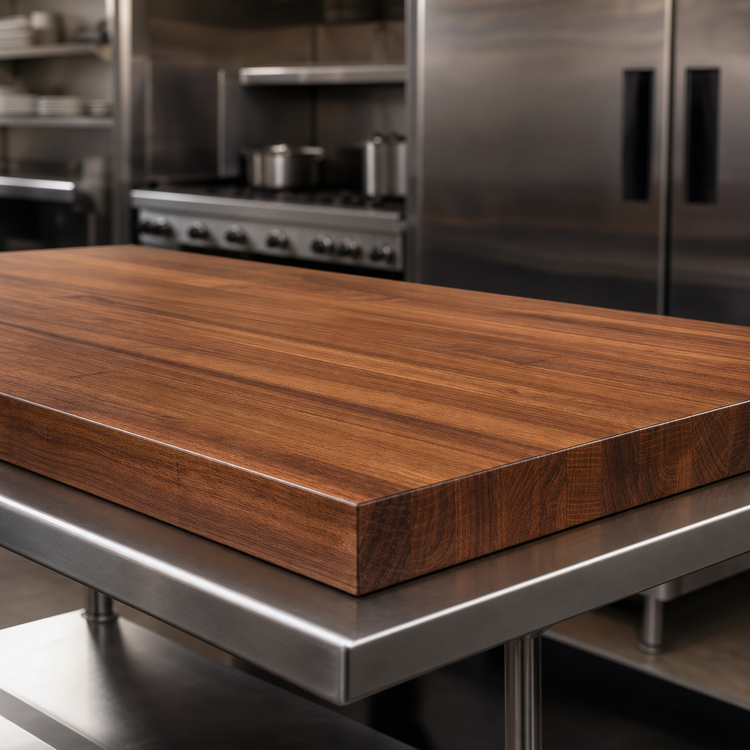 Product image #3 for Boos Block American Black Walnut Edge Grain Kitchen Countertop, 72 x 48 x 2-1/4 Inch