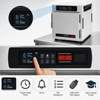Thumbnail image #4 for Metro HotBlox™ HBCN4-DS-CT Narrow 4-Pan Countertop/Stackable Insulated Holding Cabinet with Touchscreen Controls and Solid Door