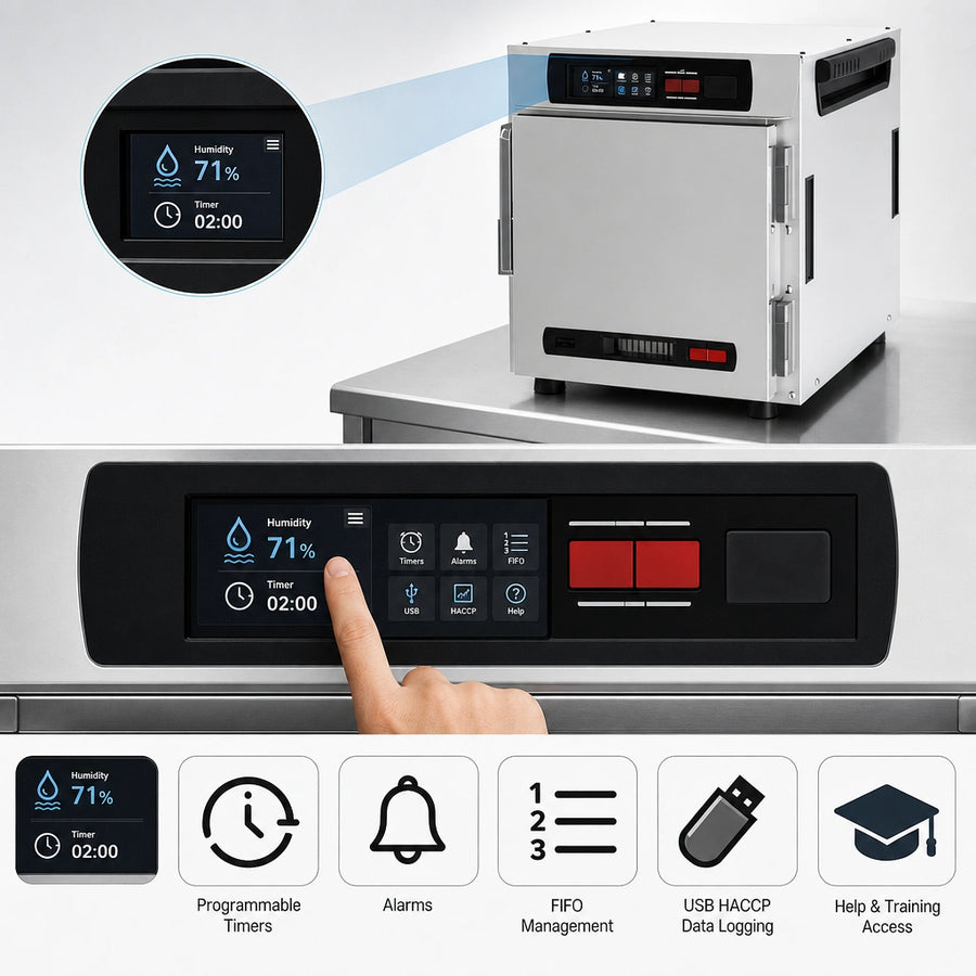 2.4-Inch Touchscreen Controls