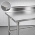 Thumbnail image #3 for John Boos Stallion Corner Stainless Steel Work Table, 30 x 36 Inches, 5-Inch Backsplash