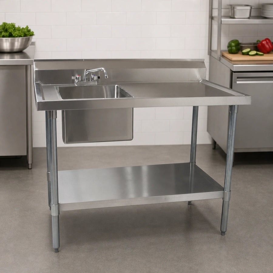 Left-Side Prep Sink