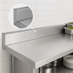 Thumbnail image #3 for Advance Tabco VCTF-305 60"W x 30"D Stainless Steel Countertop with 5" Backsplash and No-Drip Edge