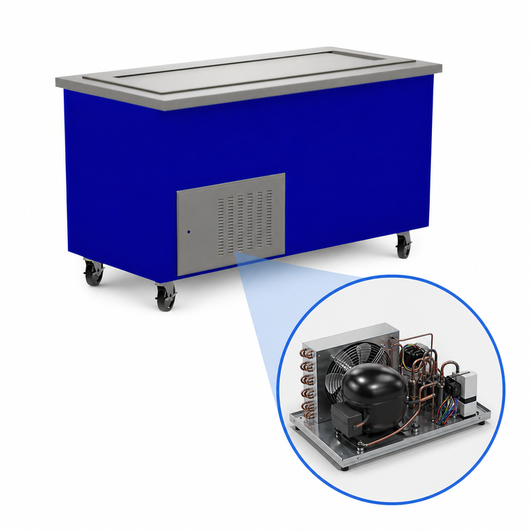 Product image #3 for Randell 36-Inch Self-Contained Mobile Modular Enclosed-Base Frost Top Serving Station