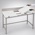 Thumbnail image #3 for 108 Inch x 30 Inch Poly Top Cutting Table with 4-1/2 Inch 304 Stainless Steel Backsplash