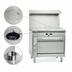Thumbnail image #3 for Imperial Spec Series 36-Inch Heavy Duty Commercial Gas French Top Range with Standard Oven